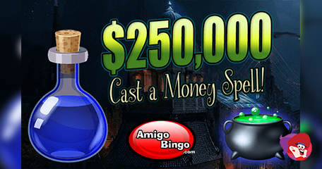 Haunt O’ Win & Cast A Money Spell Promos – Only at Amigo Bingo