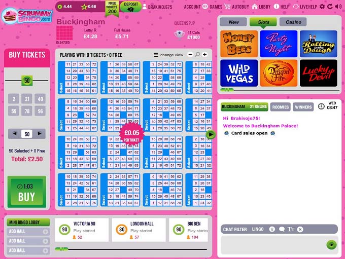 Scrummy Bingo Review