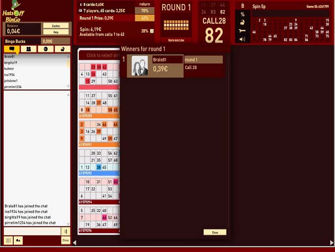 Hats Off Bingo Review