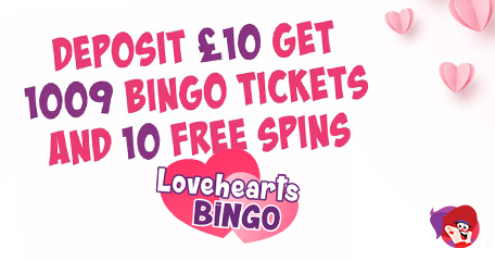 ‘Keep Everything You Win’ Bingo Bonuses from Lovehearts Bingo