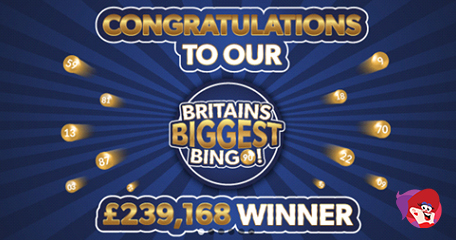 Tombola’s Biggest Bingo Game Winner Banks £239,168 in Cash