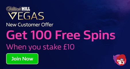 Get 100 Wager-Free Spins Paying Real Cash at William Hill Bingo