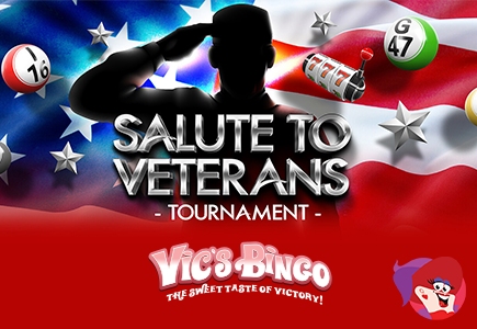 Send a Salute To Veterans On Vic's Bingo
