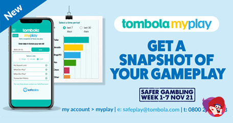 Tombola Reveal ‘MyPlay’ Tool During Safer Gambling Week