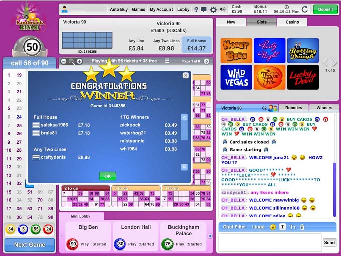 Landmark Bingo Review