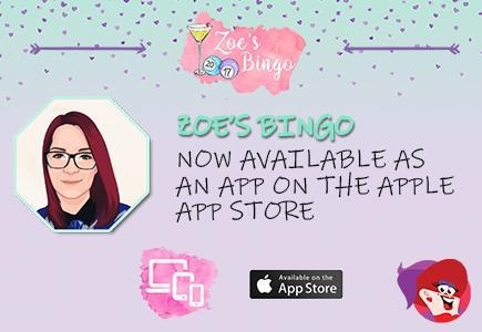 Zoe’s Bingo App Launches Making Games Accessible on mobile or tablet