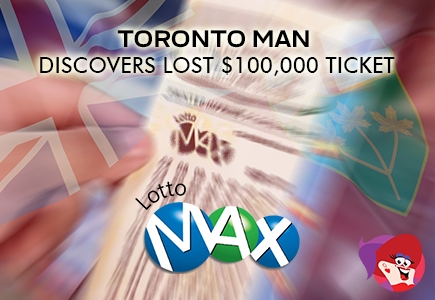 A Man From Ontario Finds $100,000 Lotto Max Ticket