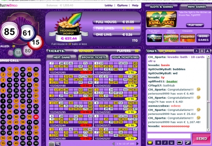 Latest Bingo Bonuses’ Member Wins Progressive Jackpot at Party Bingo