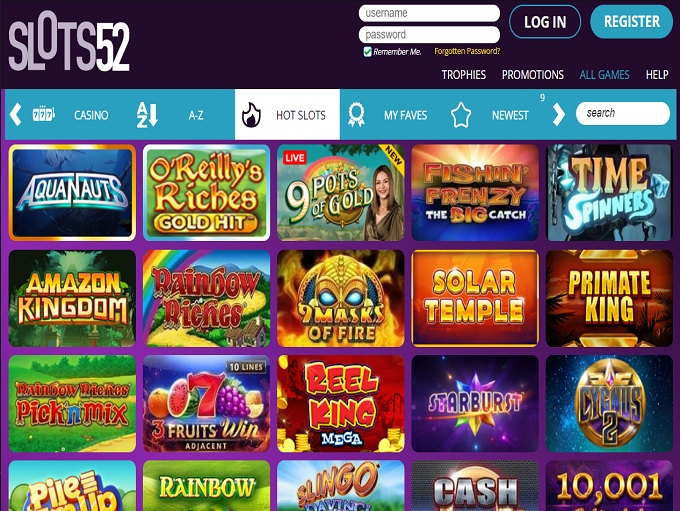 Slots52 Slot Games