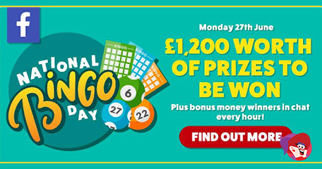 Mega Merch, Gift Cards & Bonuses in National Bingo Day Promo