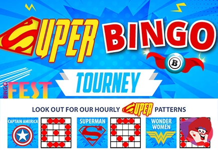 Last Call For BingoFest's Super Hero Bingo Tourney!