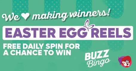 New Daily (No Deposit) Easter Egg Spinner from Buzz Bingo