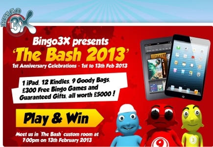 Join in The Bash at Bingo3X!