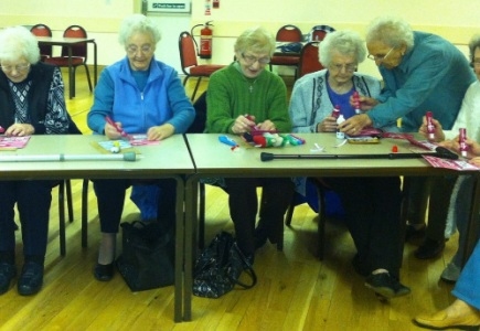 Fists Flying at Bingo