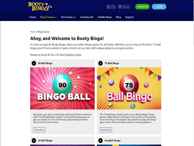 Booty Bingo LGames