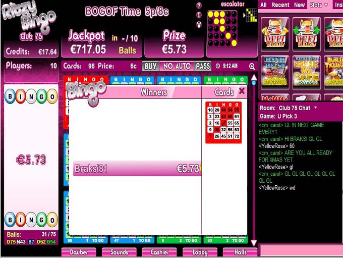 Ritzy Bingo Review