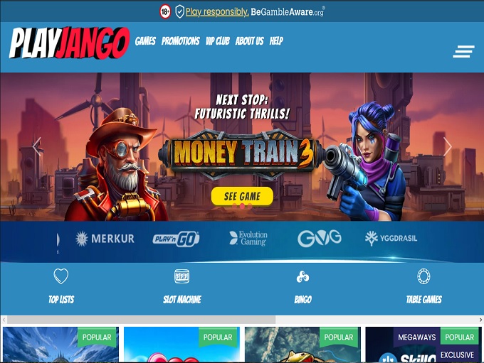 PlayJango Homepage