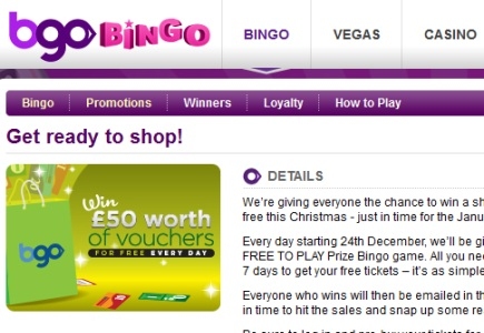 Christmas and New Year’s bgo Bingo Style