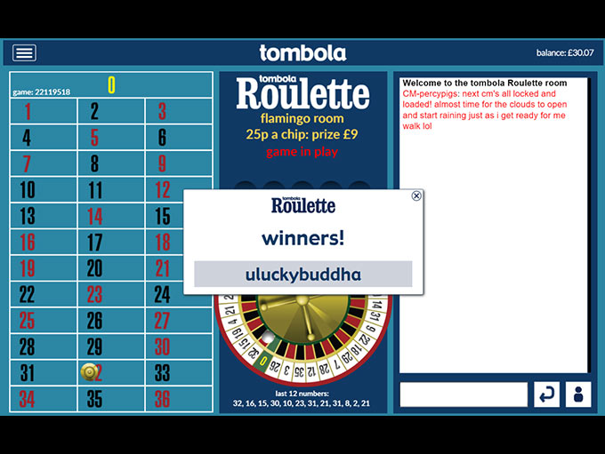 Tombola Roulette