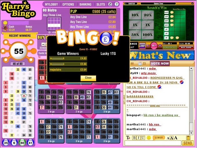 Harry's Bingo Review