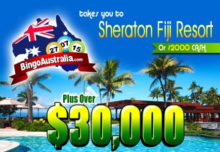 October Monthly Contest by BingoAustralia Awards Trip to Fiji