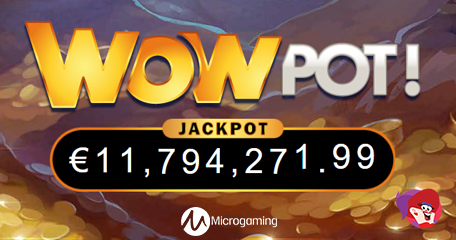 Microgaming’s WowPot Smashes £11Million Barrier