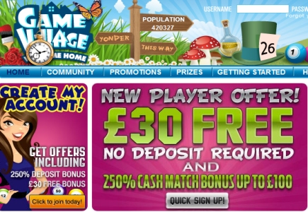 GameVillage Bingo surprises players at home