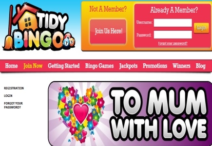 To Mum With Love At Tidy Bingo