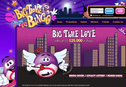 Valentine’s Day Promo from BigTimeBingo!
