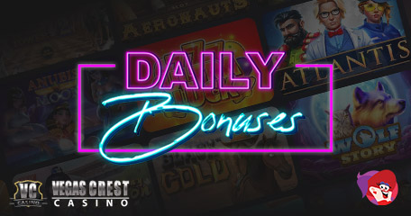 Vegas Crest Casino Madness Includes Cashback & Daily Deals