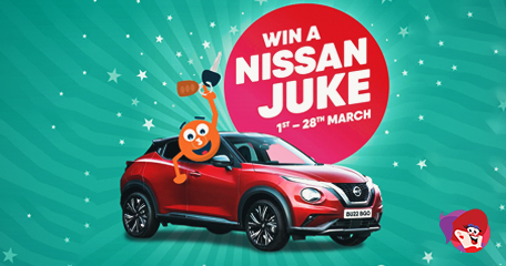 Win an £18K Nissan Juke by Playing Games at Buzz Bingo