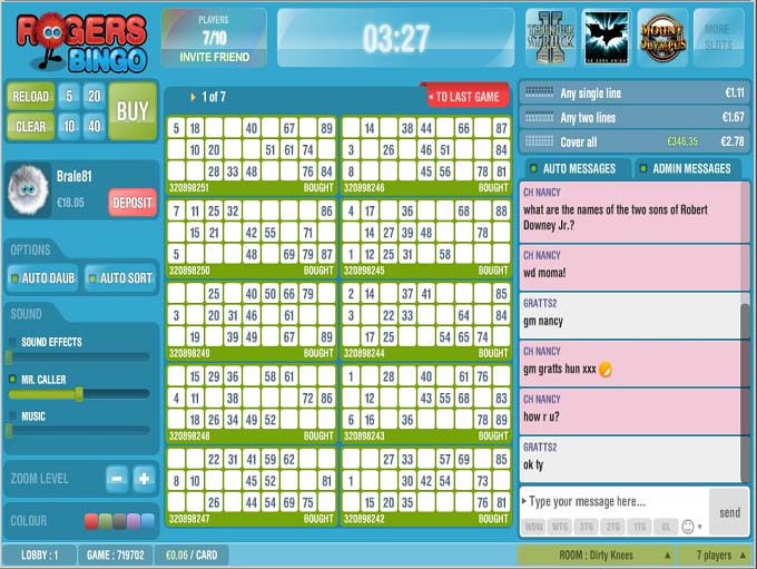 Rogers Bingo Review