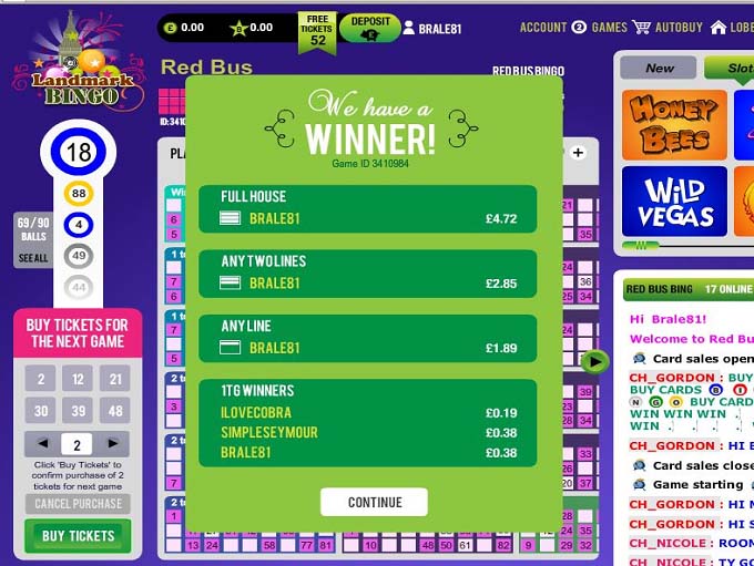 Landmark Bingo Review