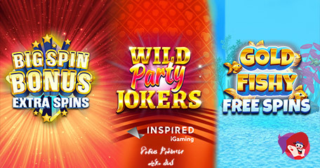 Hattrick of Casino Spin Laden Slots by Inspired