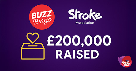 Buzz Bingo Achieves £200,000 Fundraising Milestone for Stroke Association