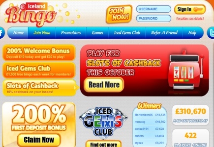 Iceland Bingo Goes Live