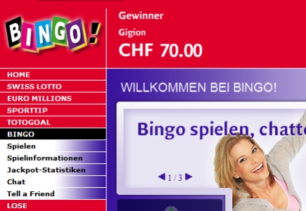 Swiss Lotto Company Launches Bingo Site