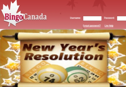 Bingo Canada 2012 New Year’s Resolution