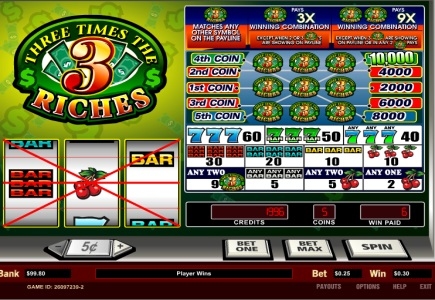 Bingo Hall’s Three Times the Riches Huge Slot Winner