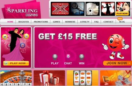 Online bingo and Facebook Lovers Treated Special at Sparkling Bingo