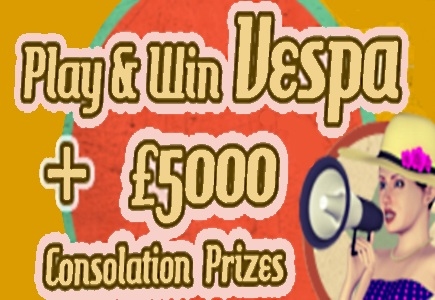 Hot Cash prizes on Instant game at Sparkling Bingo