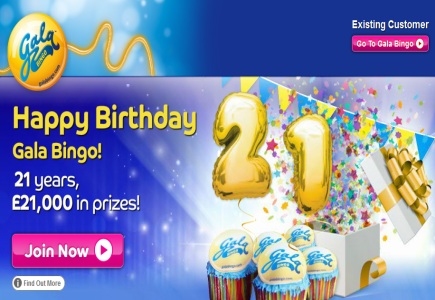 Gala Bingo Celebrates 21 Years