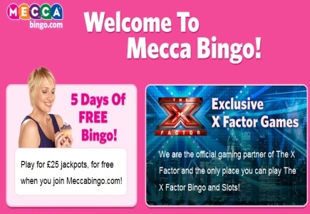 Update: X-Factor Mobile on Meccabingo?