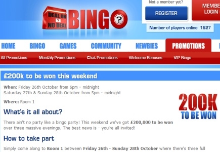 Make it a £200k Weekend at Deal or No Deal Bingo