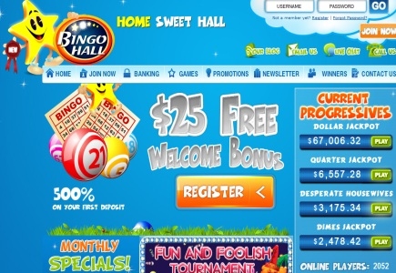 Bingo Hall Keeps Fast Promotional Pace Throughout April!