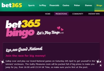 Play bet365 Bingo’s Grand National Games