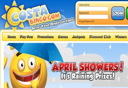 Costa Bingo April Showers Games