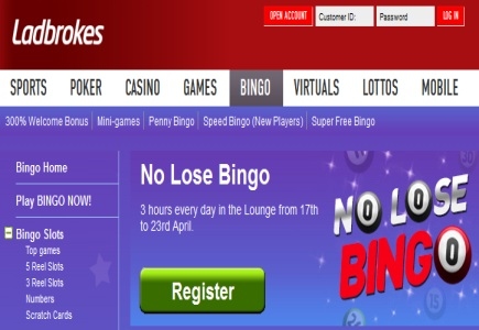 No Lose Bingo at Ladbrokes Bingo