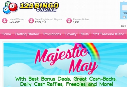 123 Bingo May $60,000 in Prizes