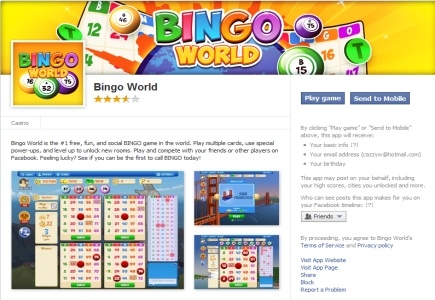 Bingo World by Playsino Released on Nook